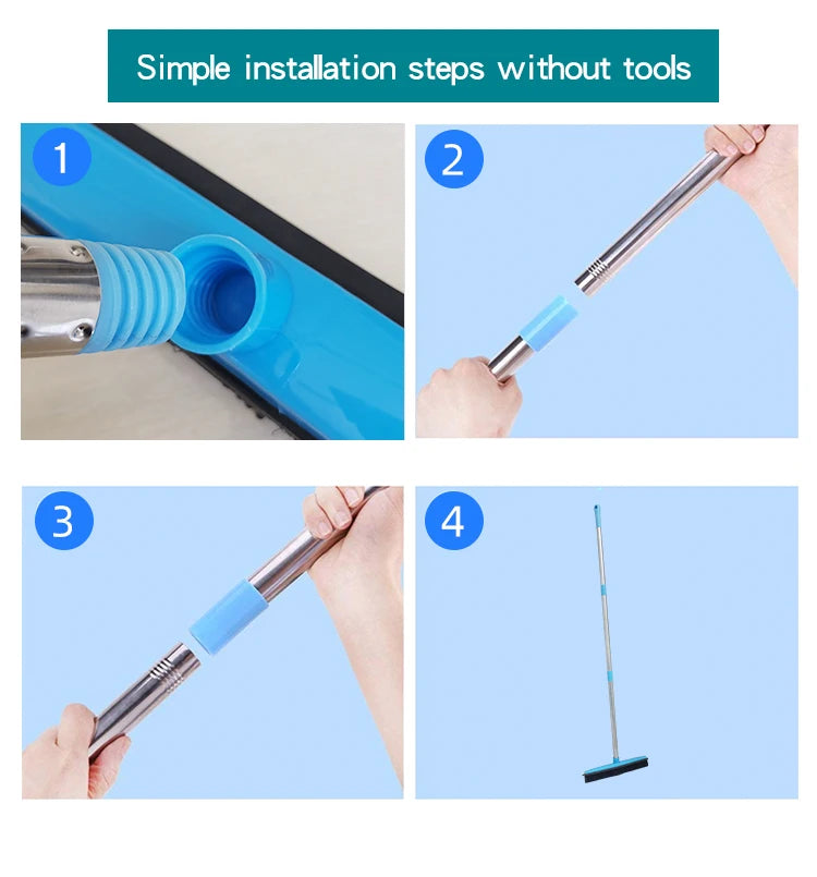 Pet Hair  Removal Broom with Telescopic Bristles