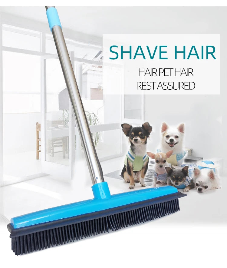 Pet Hair  Removal Broom with Telescopic Bristles