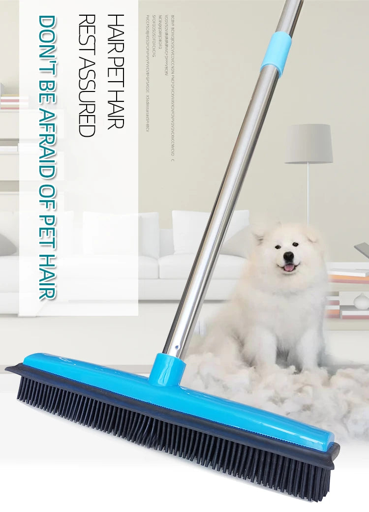 Pet Hair  Removal Broom with Telescopic Bristles