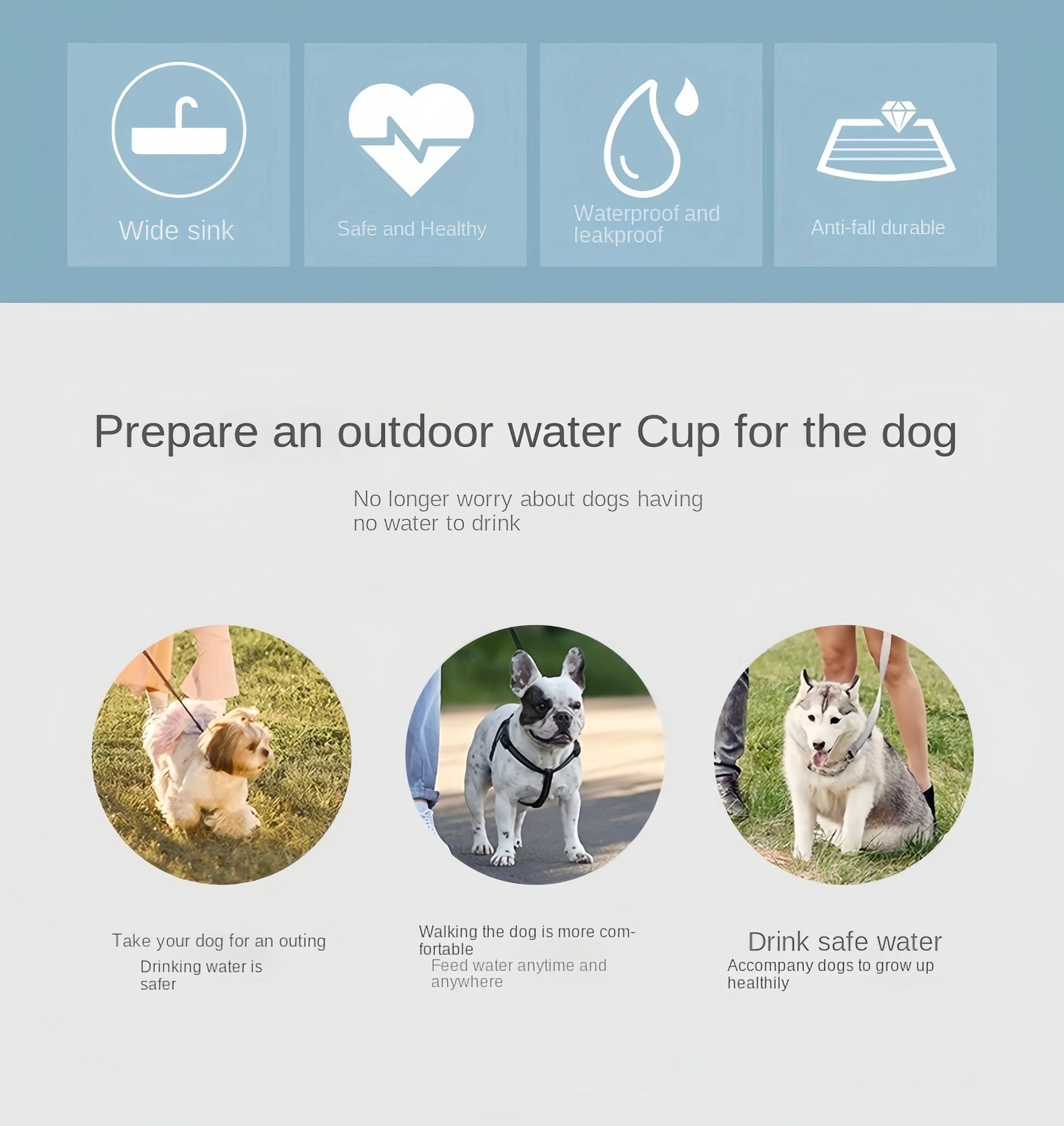 Portable Dog/Cat Water Bottle