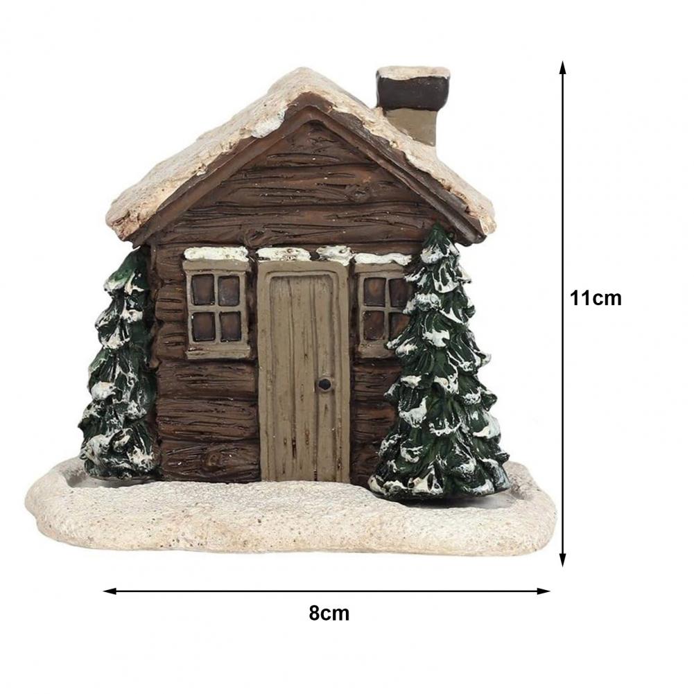 Log Cabin Incense Burner for Christmas