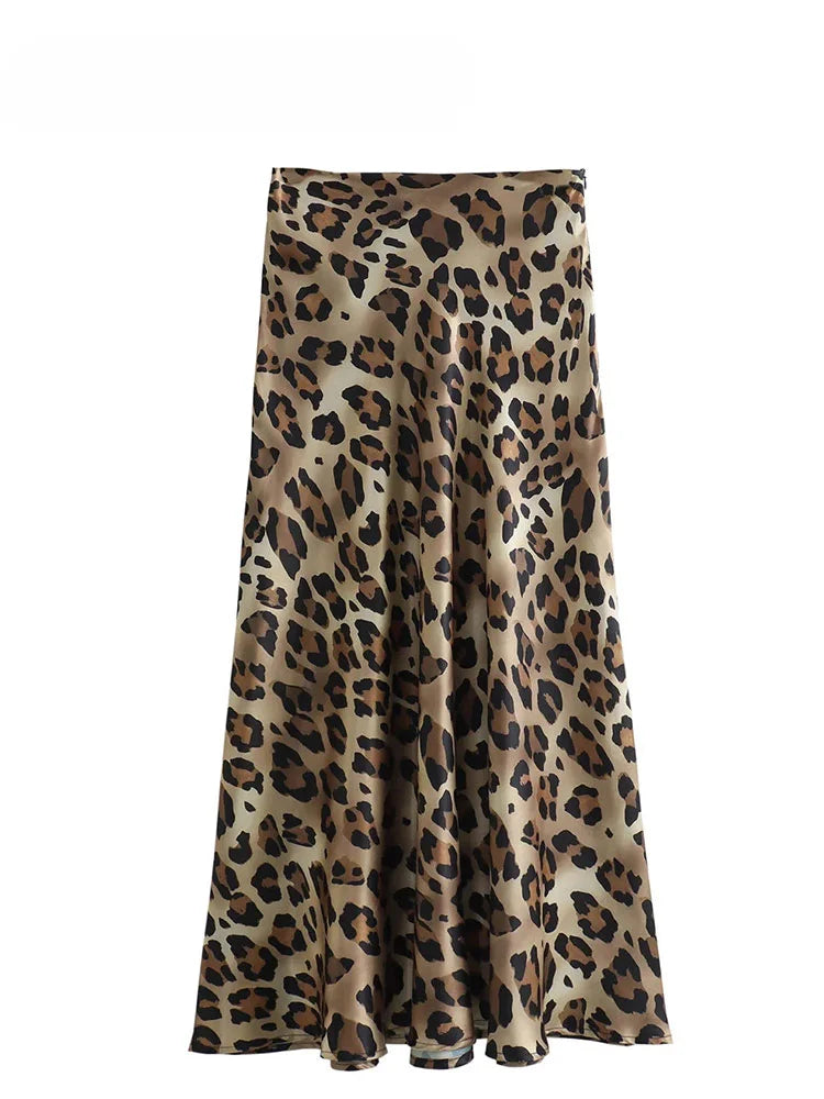 Leopard Print Skirt