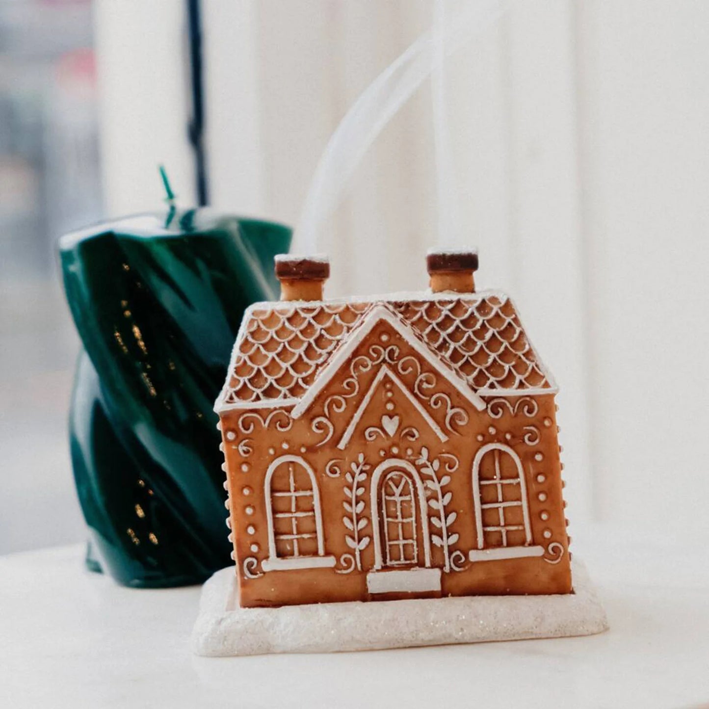 Log Cabin Incense Burner for Christmas