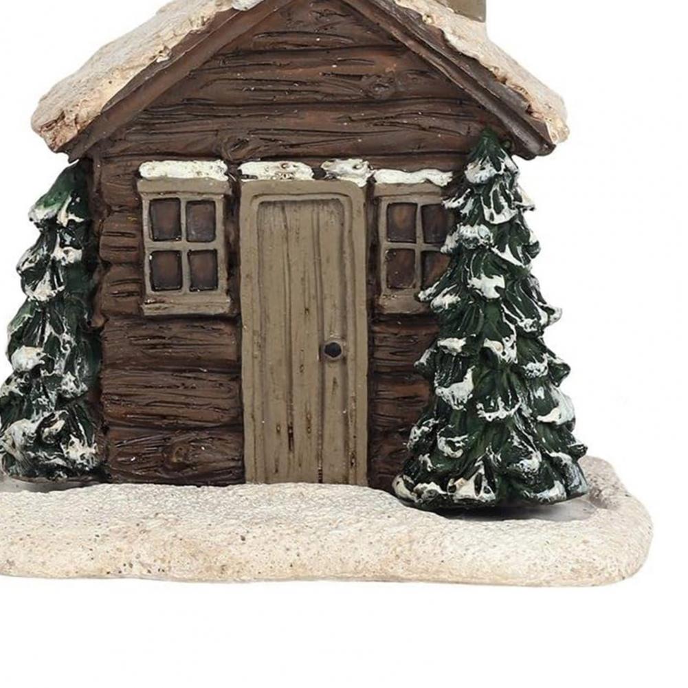 Log Cabin Incense Burner for Christmas