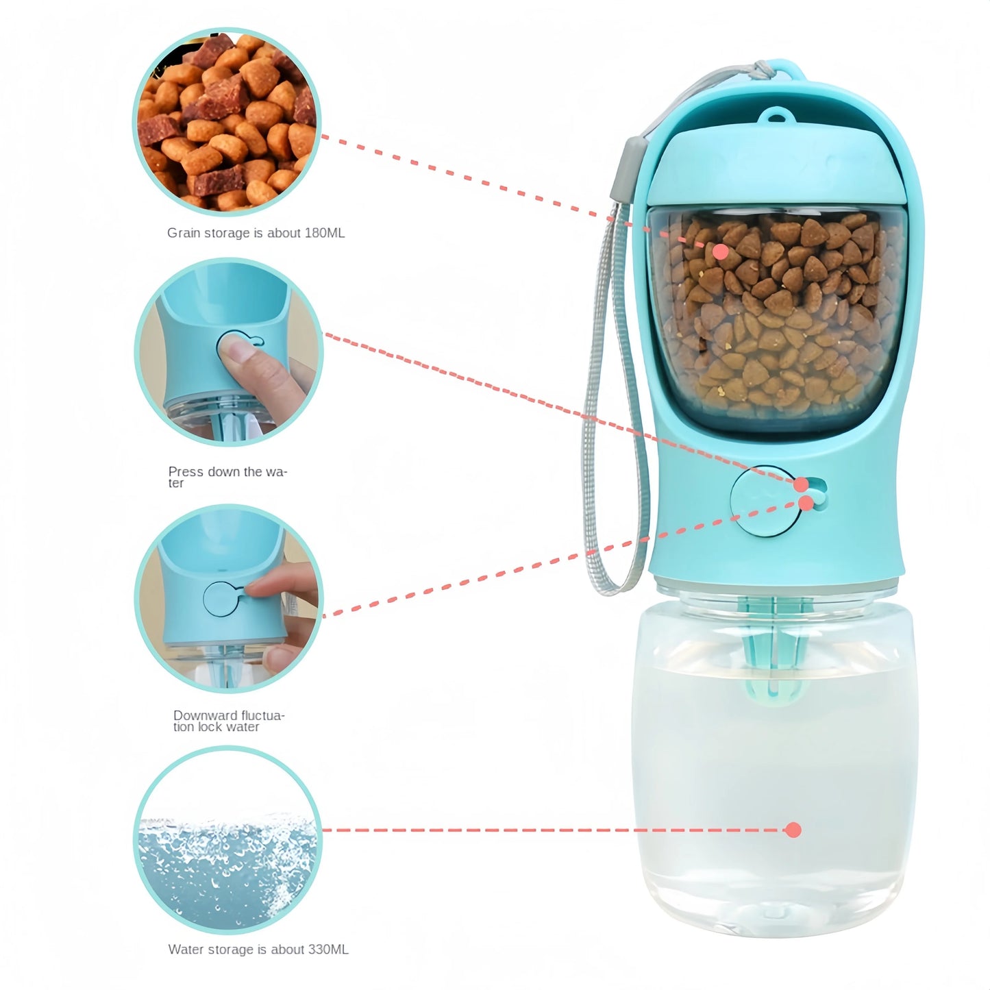 Portable Dog/Cat Water Bottle