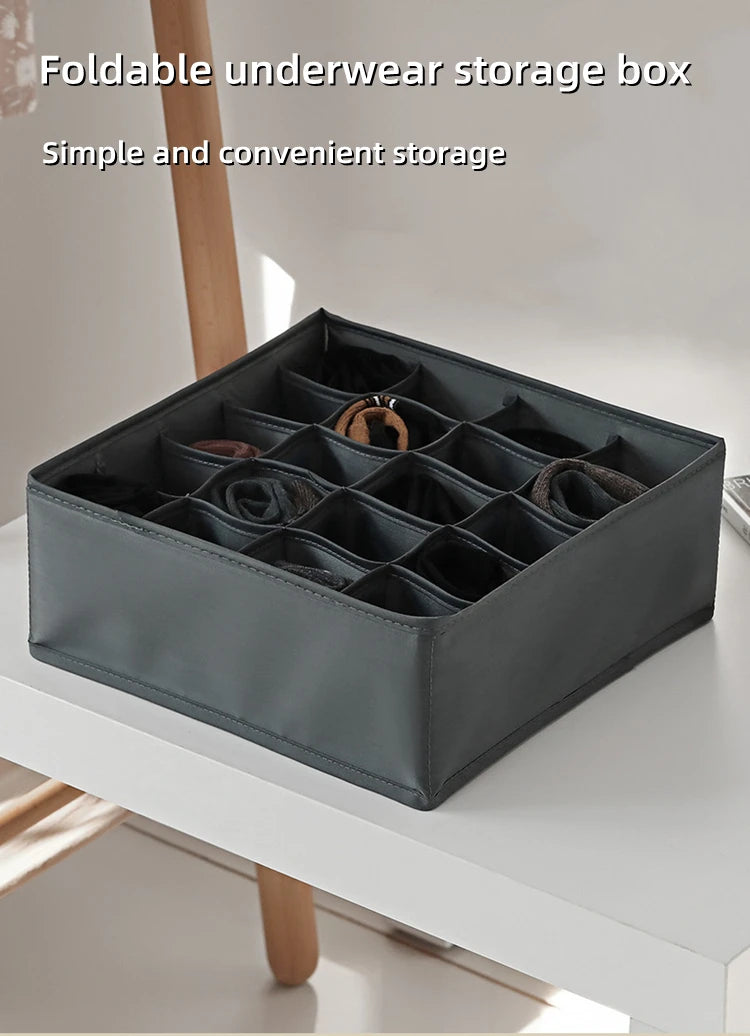 Organizer For Underwear Socks Bra Pants Scarf Tie Storage Box